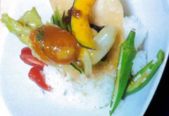 レシピ:卵黄味噌漬け丼