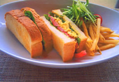 レシピ:ふわふわたまごのホットサンド