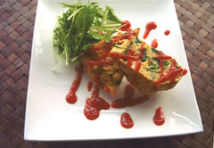 レシピ:野菜たっぷりスパニッシュオムレツ