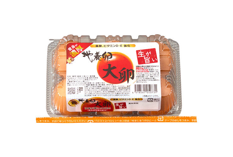 地養卵 濃厚・生うま!大卵6個
